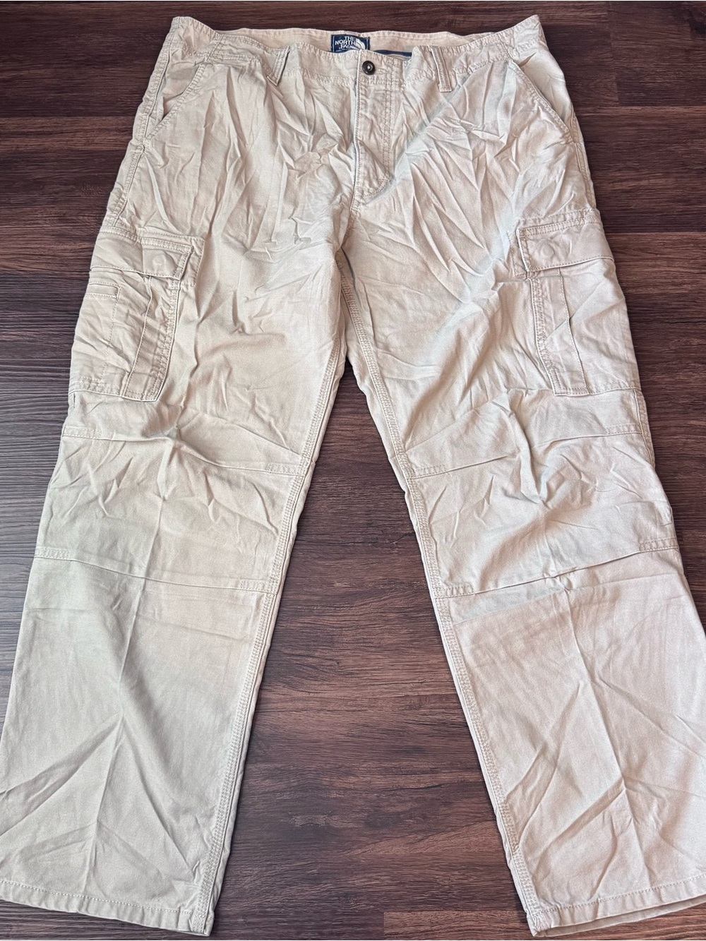 The North Face Cargo Pants Mens 40x30 Khaki Cotton Outdoor Utility Multi Pocket